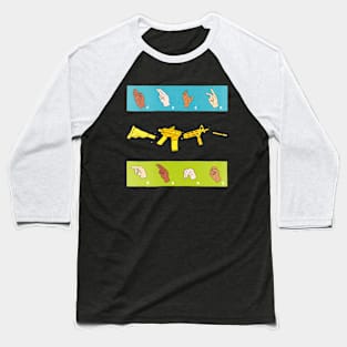 Anti-Guns, political design Baseball T-Shirt